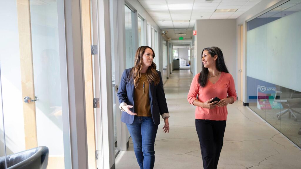 Property Deed Search a group of women walking in a hallway