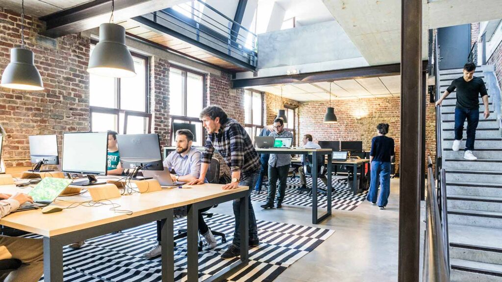 Property Easement image of people working in the office